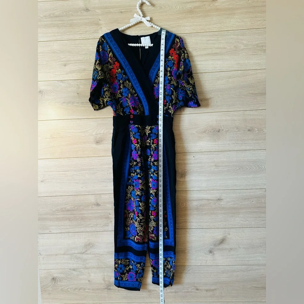 Anthropologie Multicolor Floral Jumpsuit